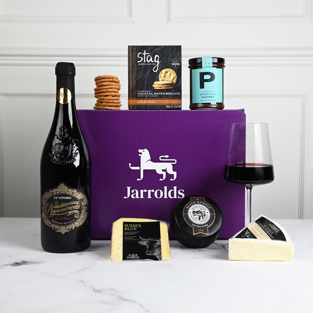 Red Wine And Cheese Hamper